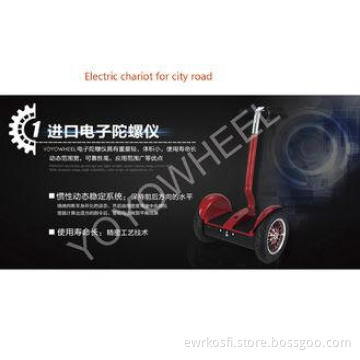 High-Tech energy  saving red Two Wheel Stand Up Electric Sc